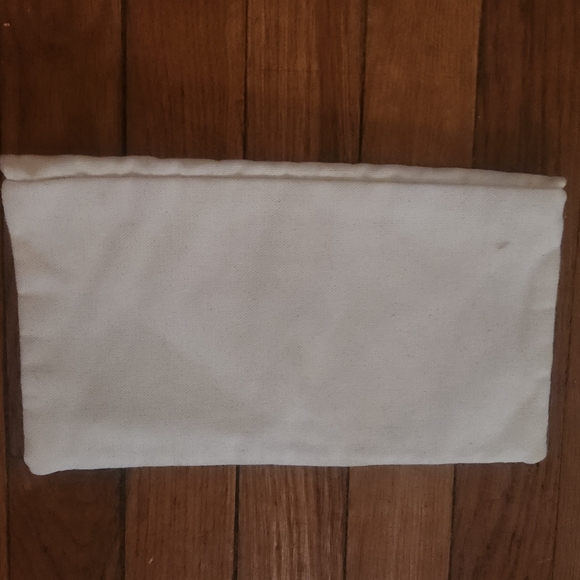 Canvas envelope clutch bag - Picture 4 of 4